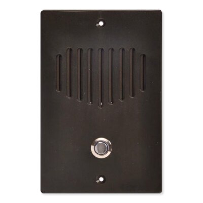 IST I2000 Door Intercom Station and RETRO Adaptor Plate, Oiled Bronze